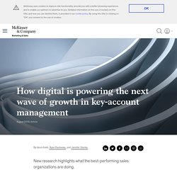 How digital is powering the next wave of growth in key-account management