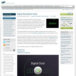 Digital PowerPoint Timer