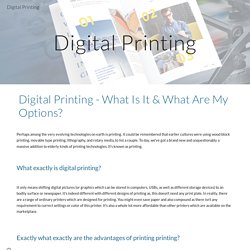 Digital Printing