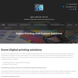 Event Digital Printing Solutions Riyadh