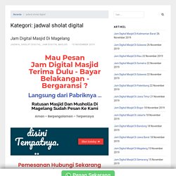 Produsen Jadwal Sholat Digital