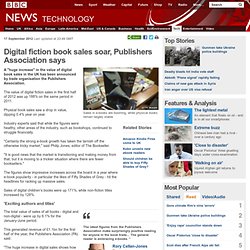 Digital fiction book sales soar, Publishers Association says