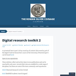 Digital research toolkit 2