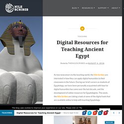 Digital Resources for Teaching Ancient Egypt - Nile Scribes