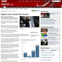 Digital sales break £1bn barrier