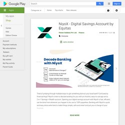 Digital Savings Account by Equitas - NiyoX