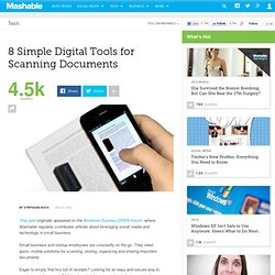 8 Simple Digital Tools for Scanning Documents