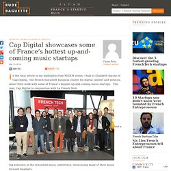Cap Digital showcases some of France's hottest up-and-coming music startups