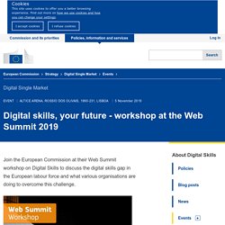 Digital skills, your future - workshop at the Web Summit 2019