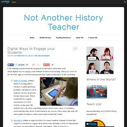 Digital Ways to Engage your Student’s in their Own Learning