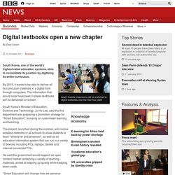 Digital textbooks open a new chapter