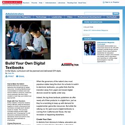 Build Your Own Digital Textbooks