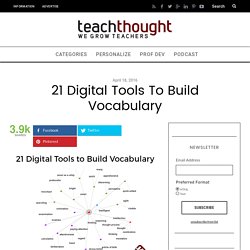 21 Digital Tools To Build Vocabulary -
