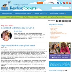 Digital tools for kids with special needs