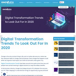 Digital Transformation Trends to Look Out For in 2020