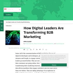 How Digital Leaders Are Transforming B2B Marketing