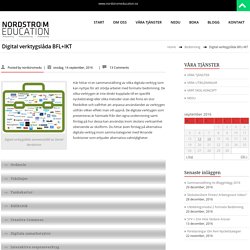 Digital verktygslåda BFL+IKT – NORDSTRÖM EDUCATION