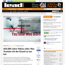 456.000 Jahre Videos oder: Was Youtube mit der Eiszeit zu tun hat