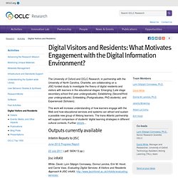Digital Visitors and Residents [OCLC - Activities]