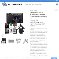 Sony ZV-1 Digital Camera with Vlogger Accessory Kit (4 Items) - Electro Space