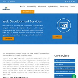 Website development Agency in india - website development company