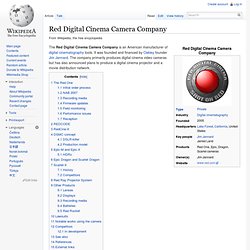 Red Digital Cinema Camera Company