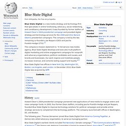Blue State Digital - Wikipedia, l'encyclopédie libre