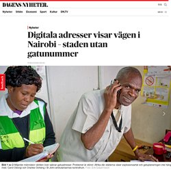 Digitala adresser visar vägen i Nairobi – staden utan gatunummer