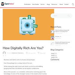 How Digitally Rich Are You?