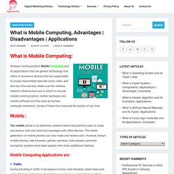 Limitations of Mobile Computing