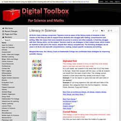 digitaltoolbox - Literacy in Science