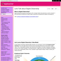 digiteacher - Let's Talk about Digital Citizenship