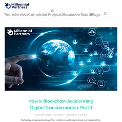 Role of Blockchain in Digitization: Enterprise Blockchain Consultants