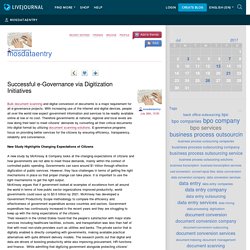 Successful e-Governance via Digitization Initiatives - mosdataentry