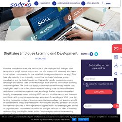 Digitizing Employee Learning and Development - Sodexo