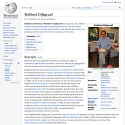 Robbert Dijkgraaf - wikipedia