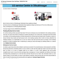 LG service Centre in Dilsukhnagar Hyderabad,Home Appliances Repair