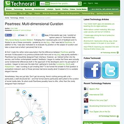 Peartrees: Multi-dimensional Curation