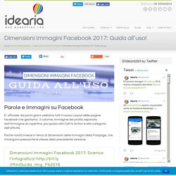 Dimensioni Immagini Facebook 2017: Guida all'uso!