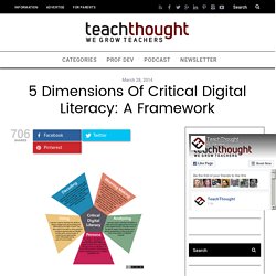 5 Dimensions Of Critical Digital Literacy: A Framework