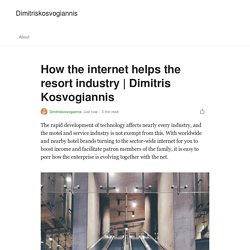 How the internet helps the resort industry