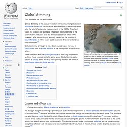 Global dimming