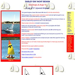 Dixi Dinghy and Argie 10 sailing dinghies