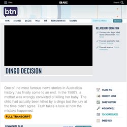 Dingo Decision: 19/06/2012, Behind the News