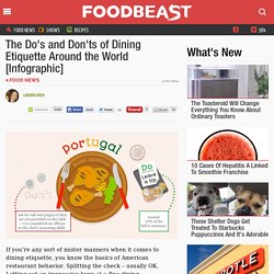 The Do's and Don'ts of Dining Etiquette Around the World [Infographic]