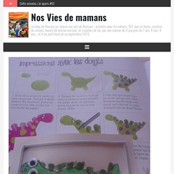 Un dinosaure en peinture - Nos Vies de mamans