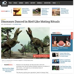 Dinosaurs Danced in Bird-Like Mating Rituals