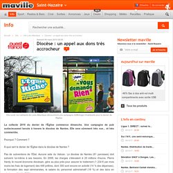 Diocèse : un appel aux dons très accrocheur . Info - Saint-Nazaire.maville.com