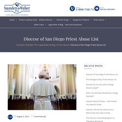 Diocese of San Diego Priest Abuse List