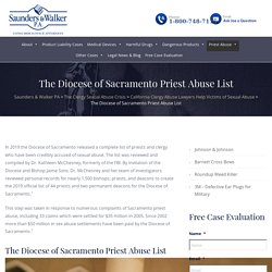 The Diocese of Sacramento Priest Abuse List